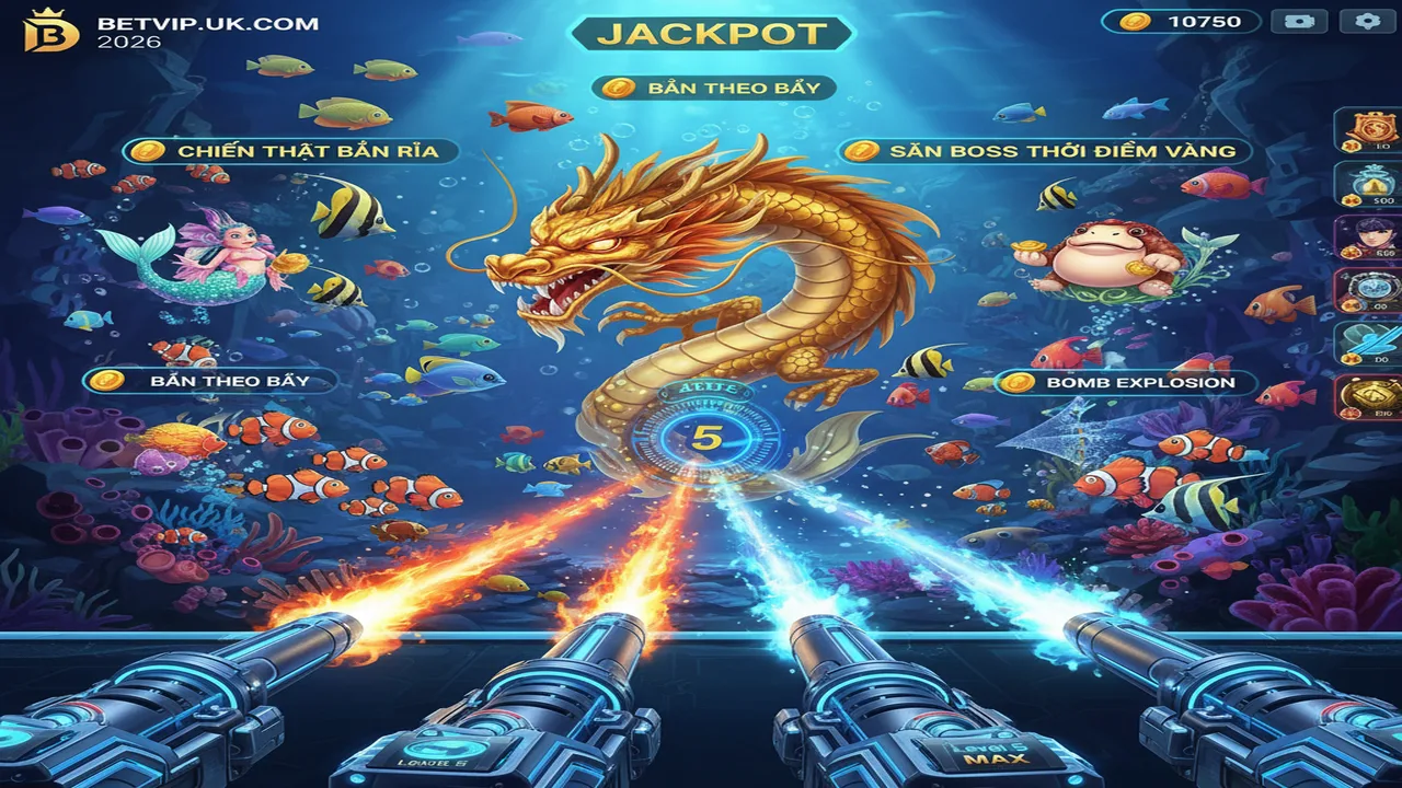 Hướng dẫn chi tiết về cách chơi Bắn Cá Betvip