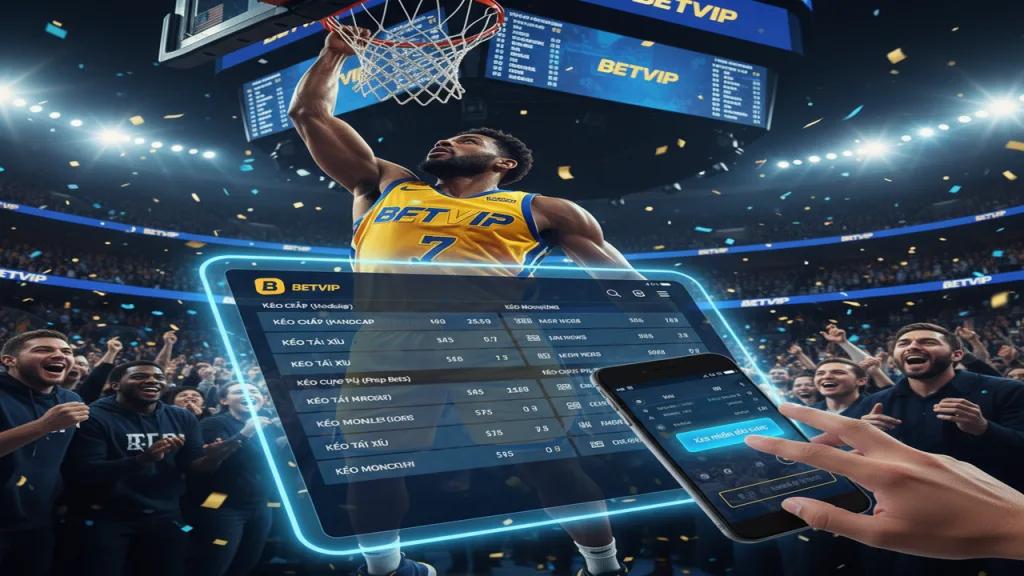 Hướng dẫn chơi cá cược bóng rổ trực tuyến Betvip
