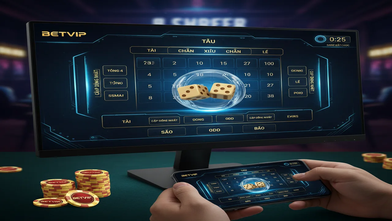 Hướng dẫn chơi Sicbo (Tài Xỉu sòng bài) chi tiết Betvip