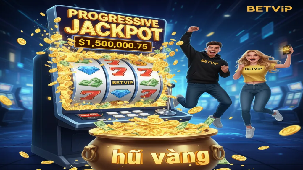 Cách chơi Nổ hũ Jackpot lũy tiến (Progressive) Betvip