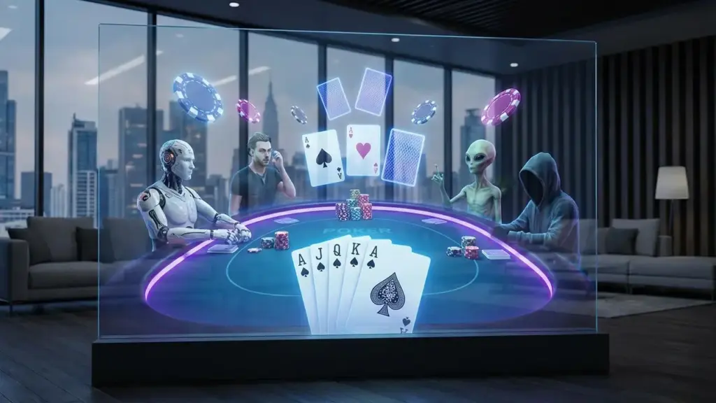 Giao diện game bài 3D tương lai tại Betvip năm 2026.