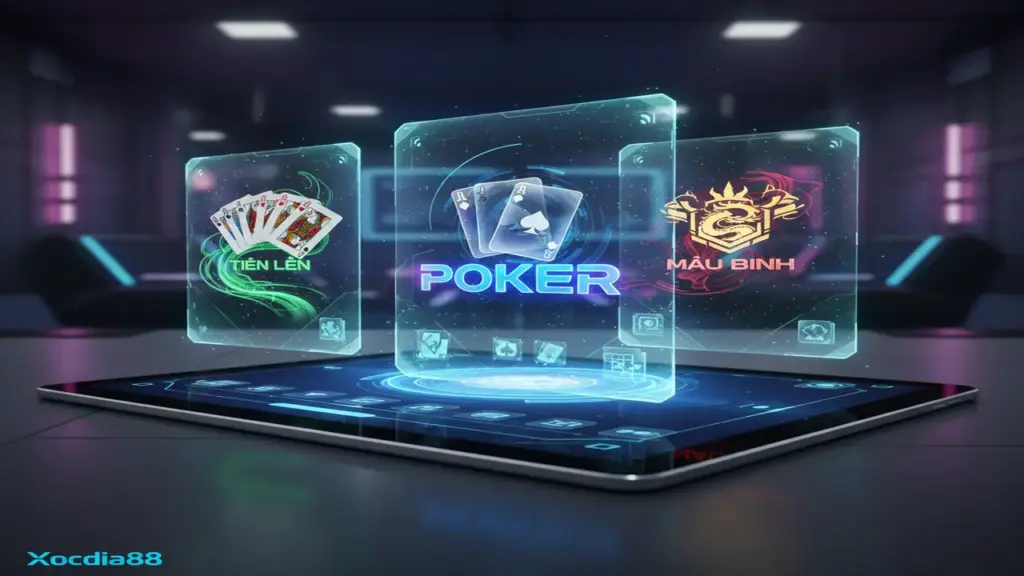 Giao diện game bài đổi thưởng Xocdia88 tối ưu trên mọi thiết bị năm 2026
