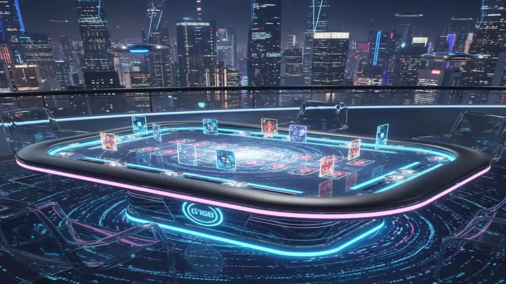 Sảnh game bài đổi thưởng G168 được thiết kế với giao diện 3D hiện đại, trực quan và sống động, mang lại trải nghiệm chân thực cho người chơi.