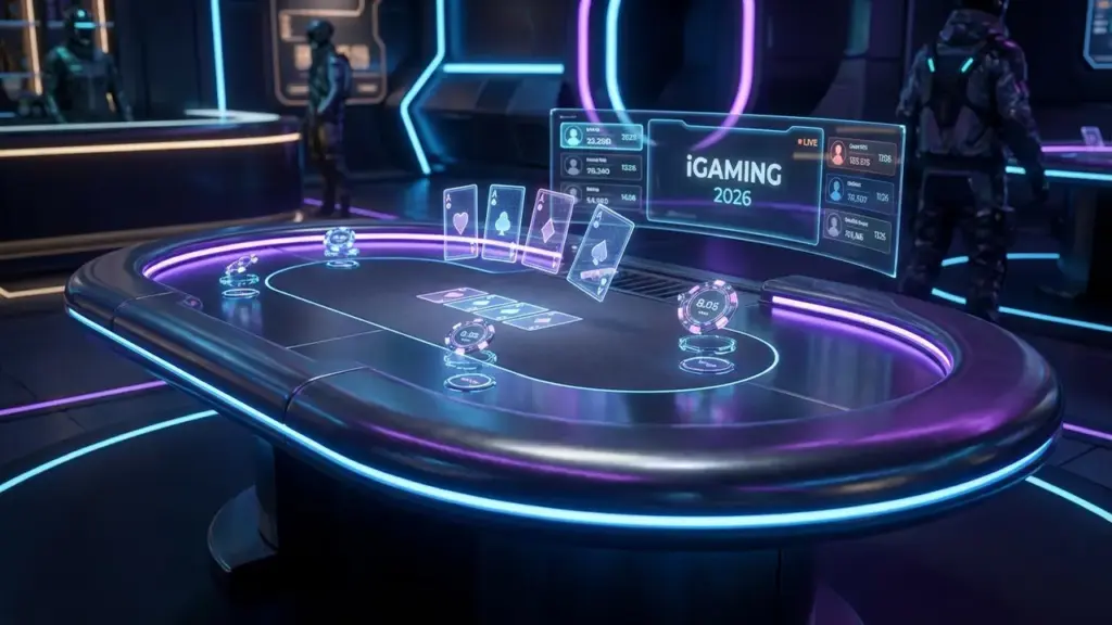 Sảnh game bài đổi thưởng Netwin được thiết kế 3D hiện đại và đẳng cấp năm 2026.