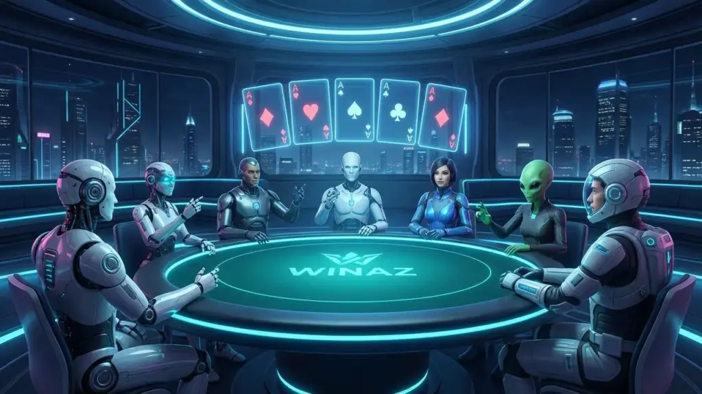 Sảnh game bài đổi thưởng Winaz với giao diện 3D hiện đại và đẳng cấp năm 2026