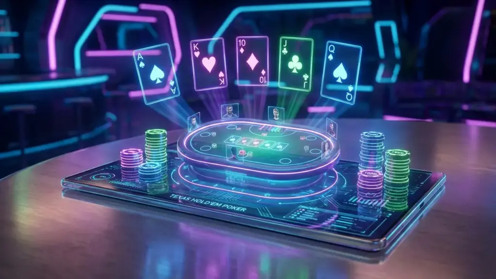 Sảnh game bài Okbay 2026 với đồ họa 3D và giao diện hiện đại